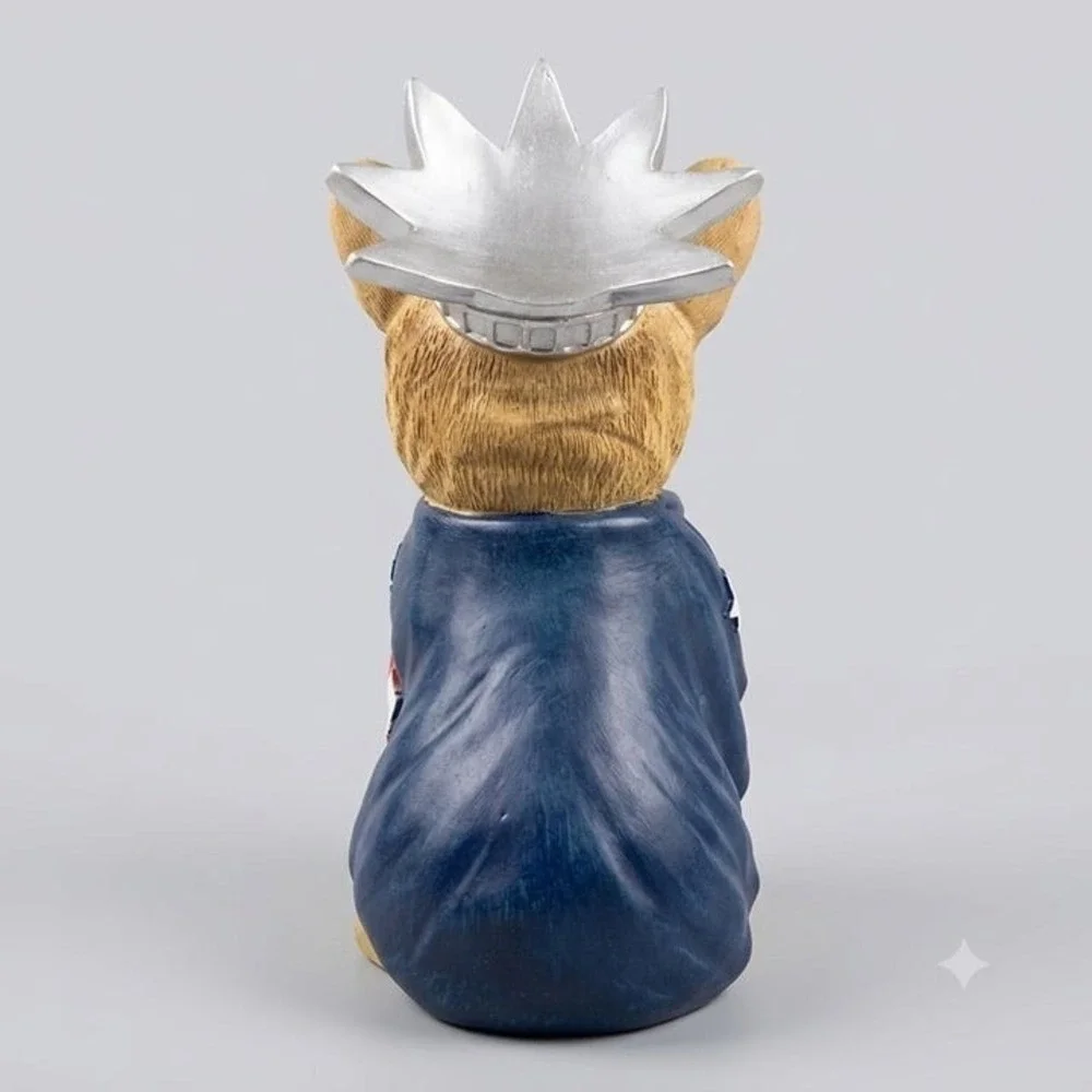 Patriotic French Bulldog Statue of Liberty Figurine Decor